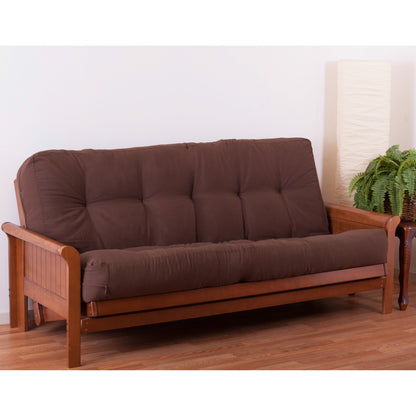 Matelas futon en toile twill de 25 cm d'épaisseur (simple, double ou queen size)