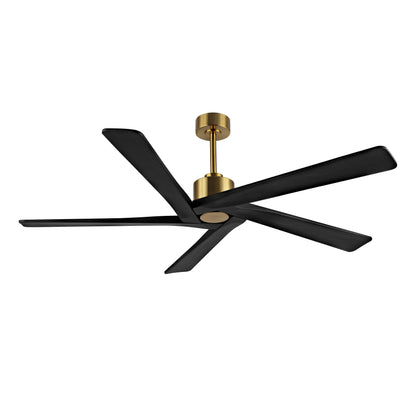 WINGBO Ventilateur de plafond intérieur à 54 pouces avec moteur DC, sans éclairage - N/A