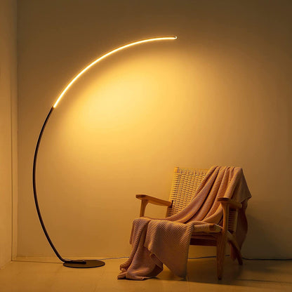 69 Lampe de sol LED à arc/arc de cercle, à intensité variable - RGBW - N/A