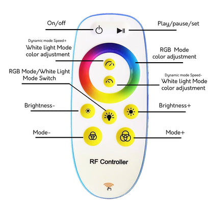 69 Lampe de sol LED à arc/arc de cercle, à intensité variable - RGBW - N/A