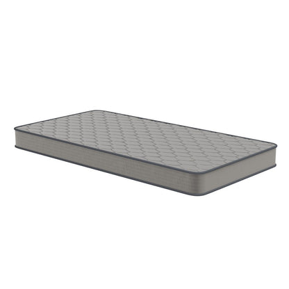 Matelas hybride à ressorts à revêtement semi-rigide de densité moyenne