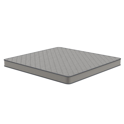 Matelas hybride à ressorts à revêtement semi-rigide de densité moyenne