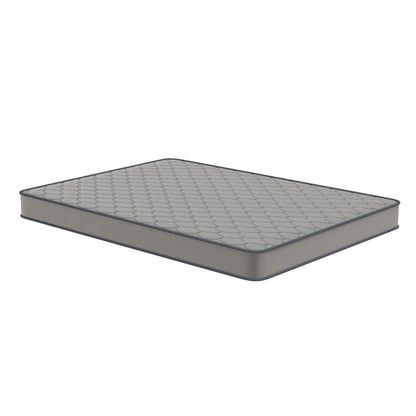 Matelas hybride à ressorts à revêtement semi-rigide de densité moyenne