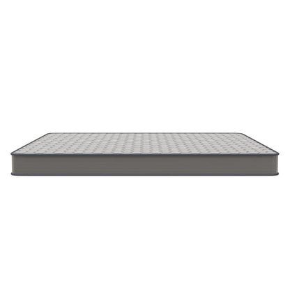 Matelas hybride à ressorts à revêtement semi-rigide de densité moyenne