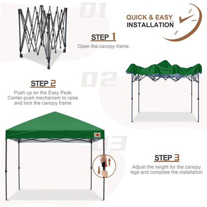 ABCCANOPY Tente de parasol pliable et facile à monter, durable, pour extérieur.