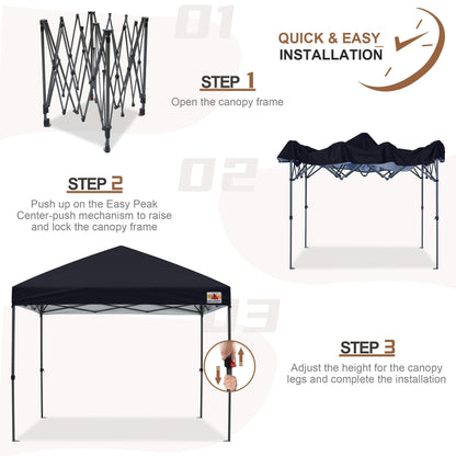 ABCCANOPY Tente de parasol pliable et facile à monter, durable, pour extérieur.