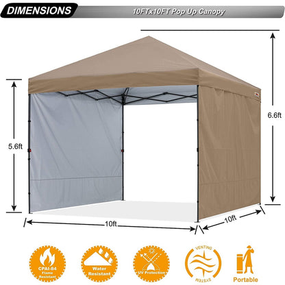 ABCCANOPY Tente de parasol pliable et facile à monter, durable, pour extérieur.