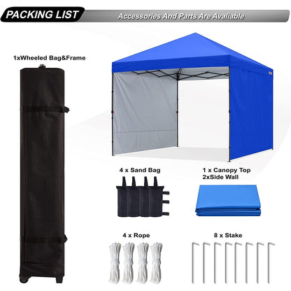 ABCCANOPY Tente de parasol pliable et facile à monter, durable, pour extérieur.