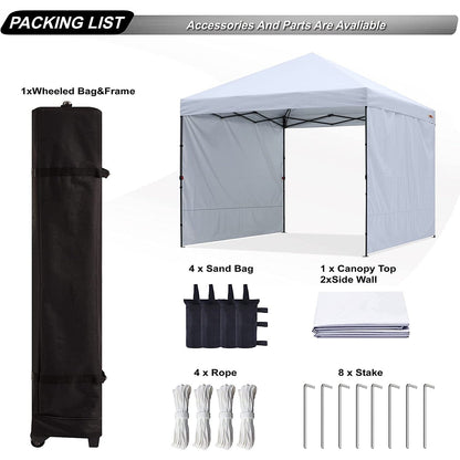 ABCCANOPY Tente de parasol pliable et facile à monter, durable, pour extérieur.