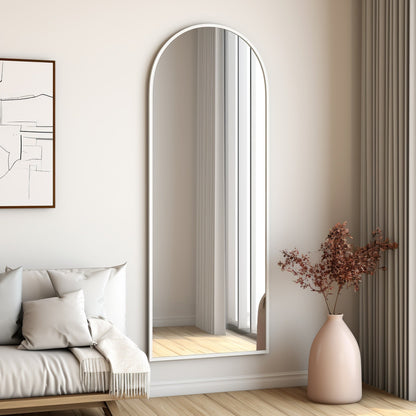 Dovelina Miroir mural à poser, miroir de corps entier, miroir de sol avec arche