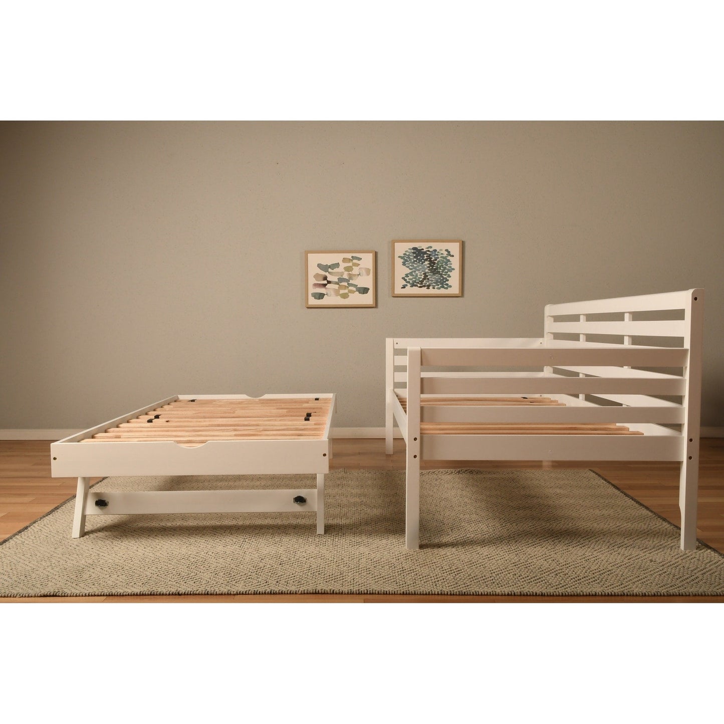 Canapé-lit Somette de style bohème avec lit escamotable supplémentaire (matelas non inclus)