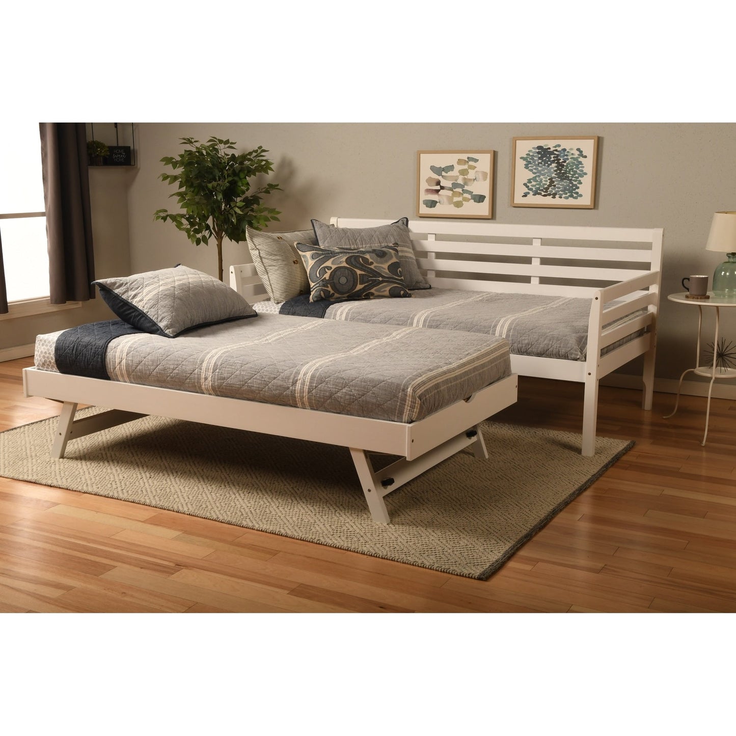 Canapé-lit Somette de style bohème avec lit escamotable supplémentaire (matelas non inclus)