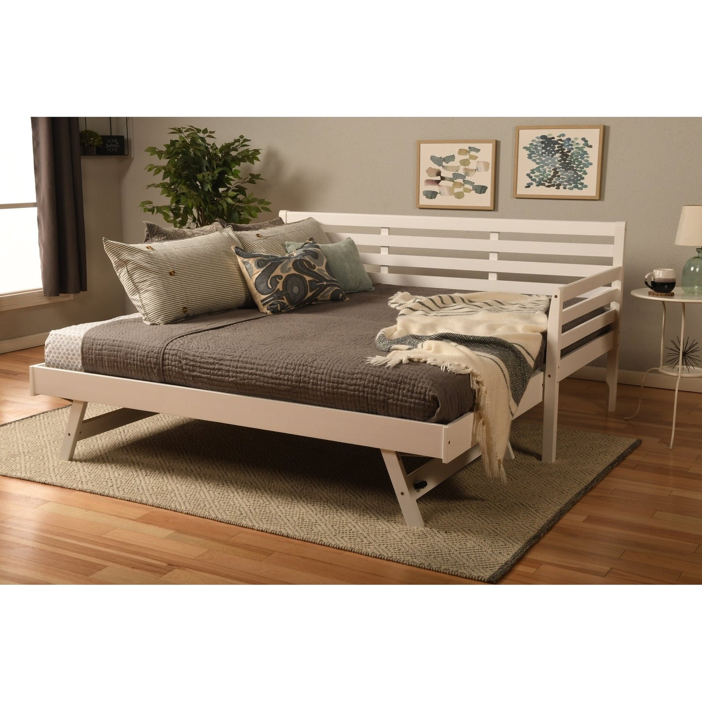 Canapé-lit Somette de style bohème avec lit escamotable supplémentaire (matelas non inclus)