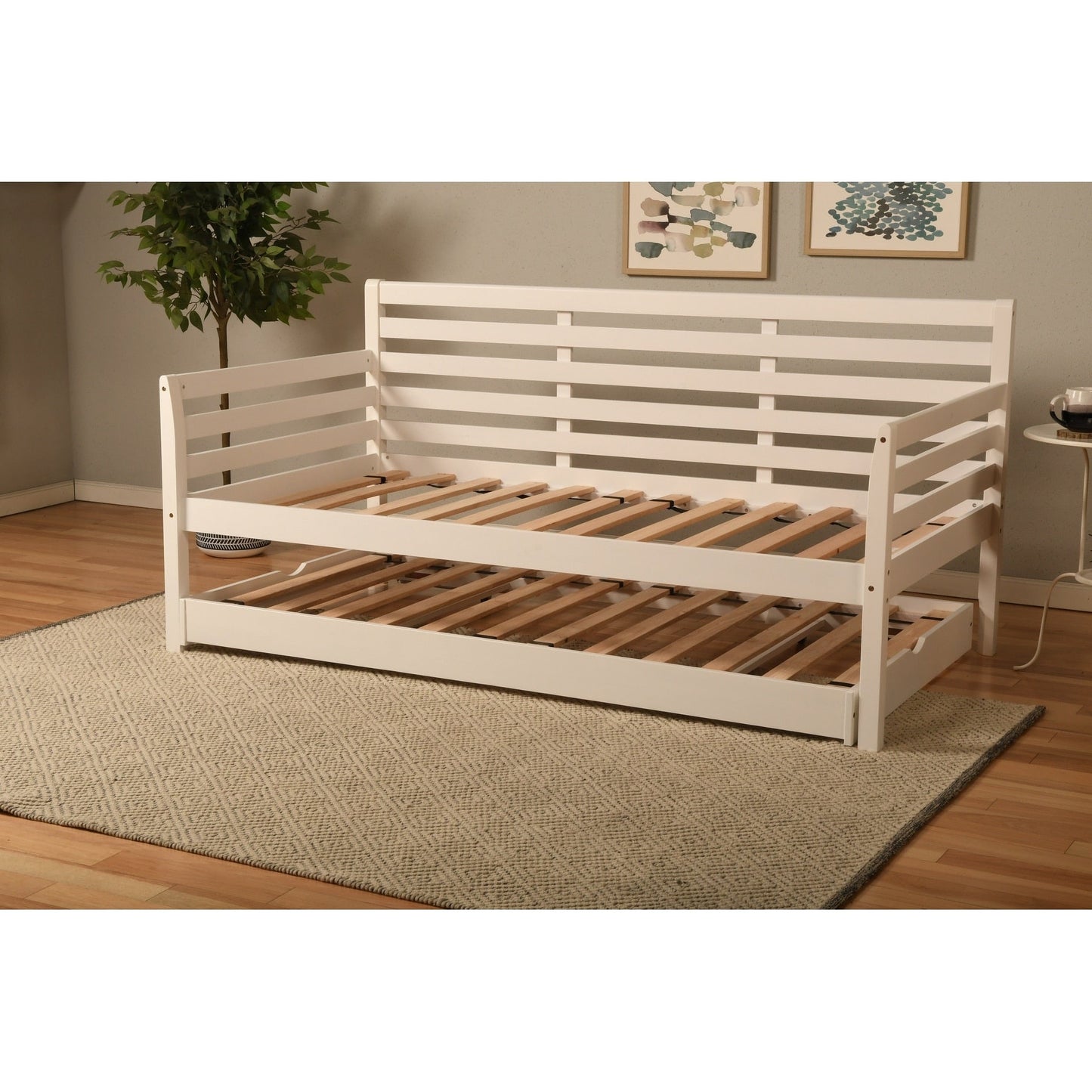 Canapé-lit Somette de style bohème avec lit escamotable supplémentaire (matelas non inclus)