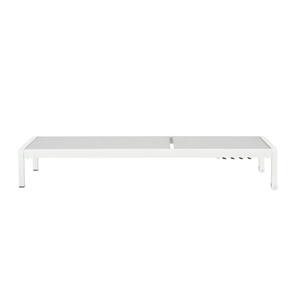 Chaise longue d'extérieur en aluminium Cape Coral (lot de 2) par Christopher Knight Home - 77,56 L x 25,20 l x 11,80 h (cm)