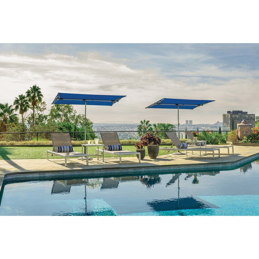 Parasol de balcon rectangulaire SimplyShade Capri de 1,51 m x 2,11 m