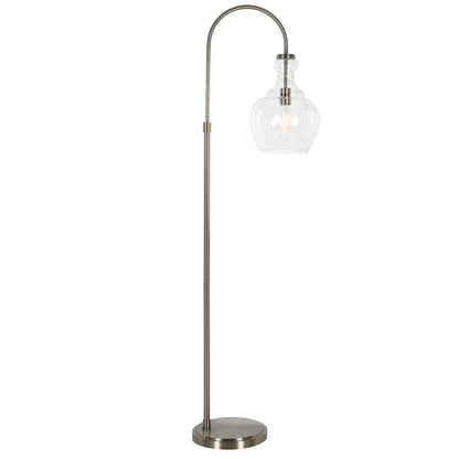 Verona Lampe de sol à arc avec abat-jour en verre