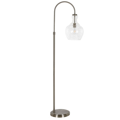 Verona Lampe de sol à arc avec abat-jour en verre