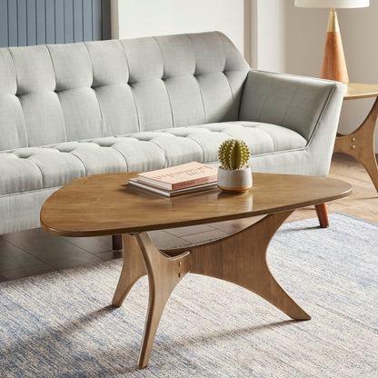 Table basse en bois triangulaire Blaze d'INK IVY