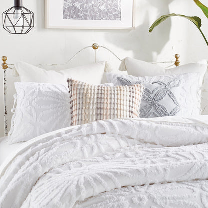 Ensemble de couette à médaillon en chenille Peri Home