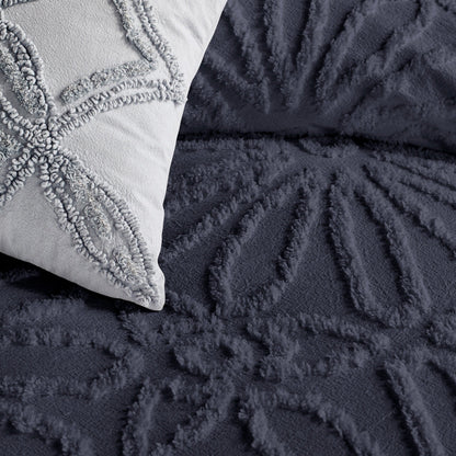 Ensemble de couette à médaillon en chenille Peri Home