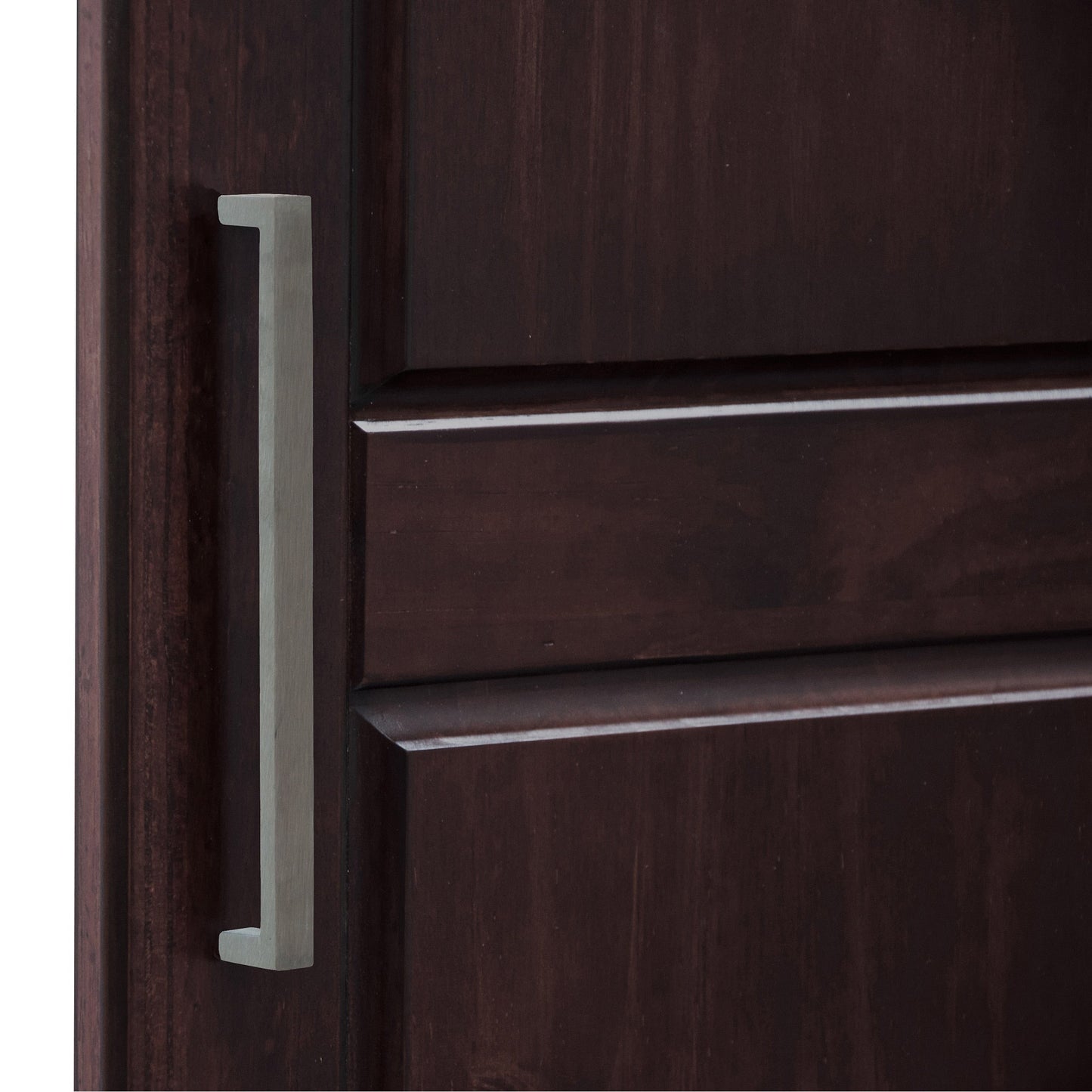 Palace Imports Armoire à 3 portes Cosmo en bois massif 100 % avec portes en bois massif ou en miroir