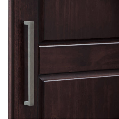 Palace Imports Armoire à 3 portes Cosmo en bois massif 100 % avec portes en bois massif ou en miroir