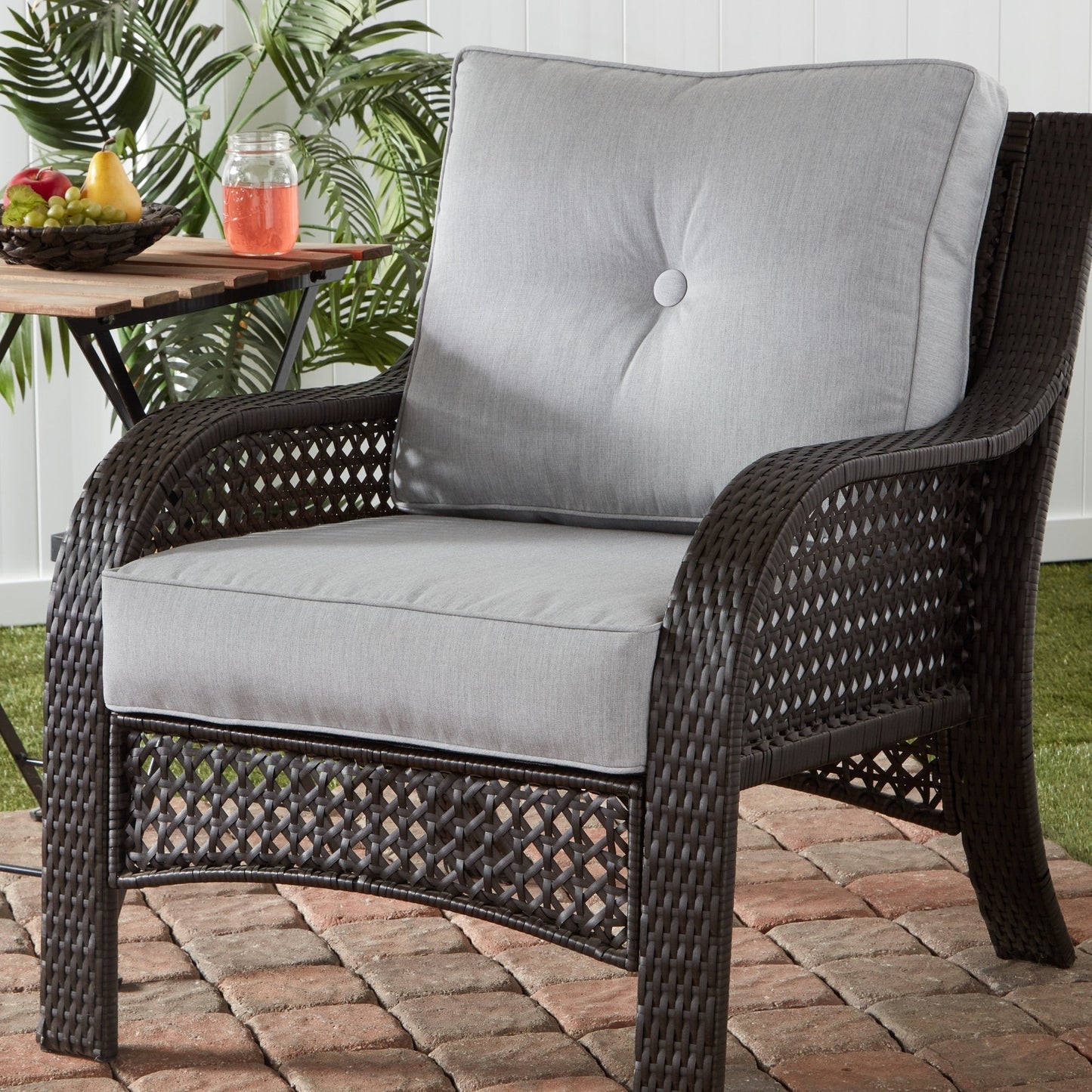 Ensemble de coussins d'extérieur Sunbrella Premium pour assise profonde, 2 pièces