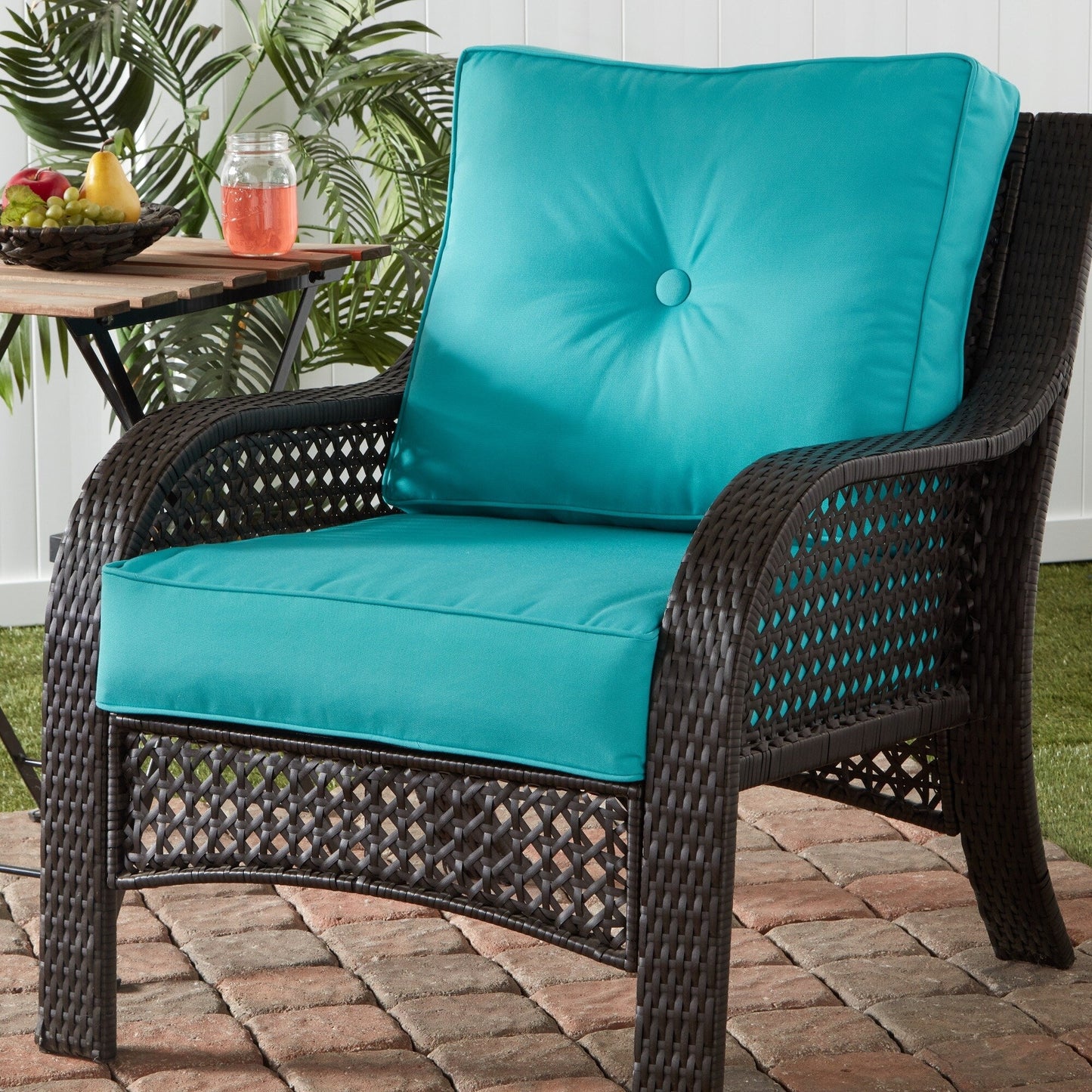 Ensemble de coussins d'extérieur Sunbrella Premium pour assise profonde, 2 pièces