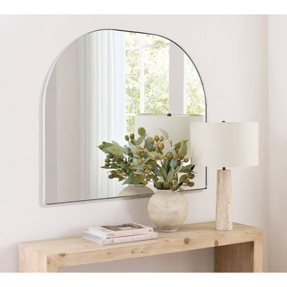 TEHOME Dezerae Grand miroir à arche pour cheminée, 102 cm L x 81 cm H