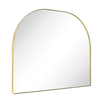 TEHOME Dezerae Grand miroir à arche pour cheminée, 102 cm L x 81 cm H