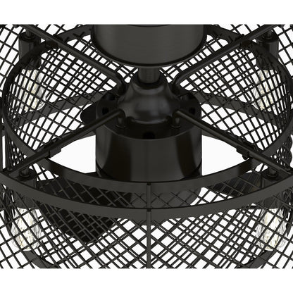 Ventilateur de plafond Fanimation Studio Collection Vintere, bronze vieilli, 4 lumières