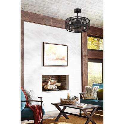 Ventilateur de plafond Fanimation Studio Collection Vintere, bronze vieilli, 4 lumières