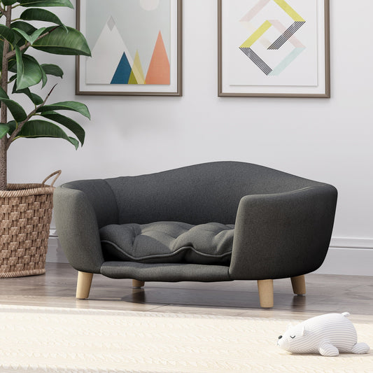 Couchon pour animal de compagnie en tissu Ferncliffe, style milieu de siècle, de Christopher Knight Home