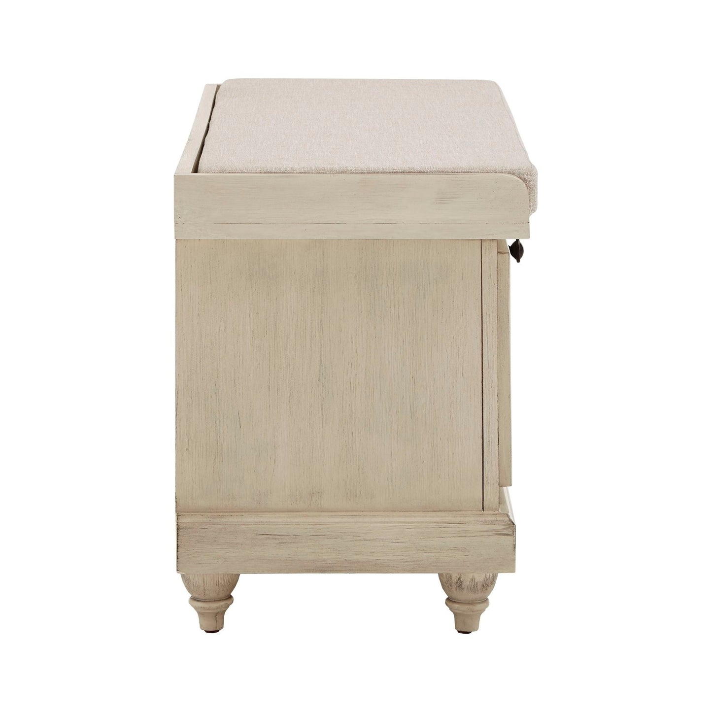 Banc de rangement Granger avec coussin de siège en lin par iNSPIRE Q Classic