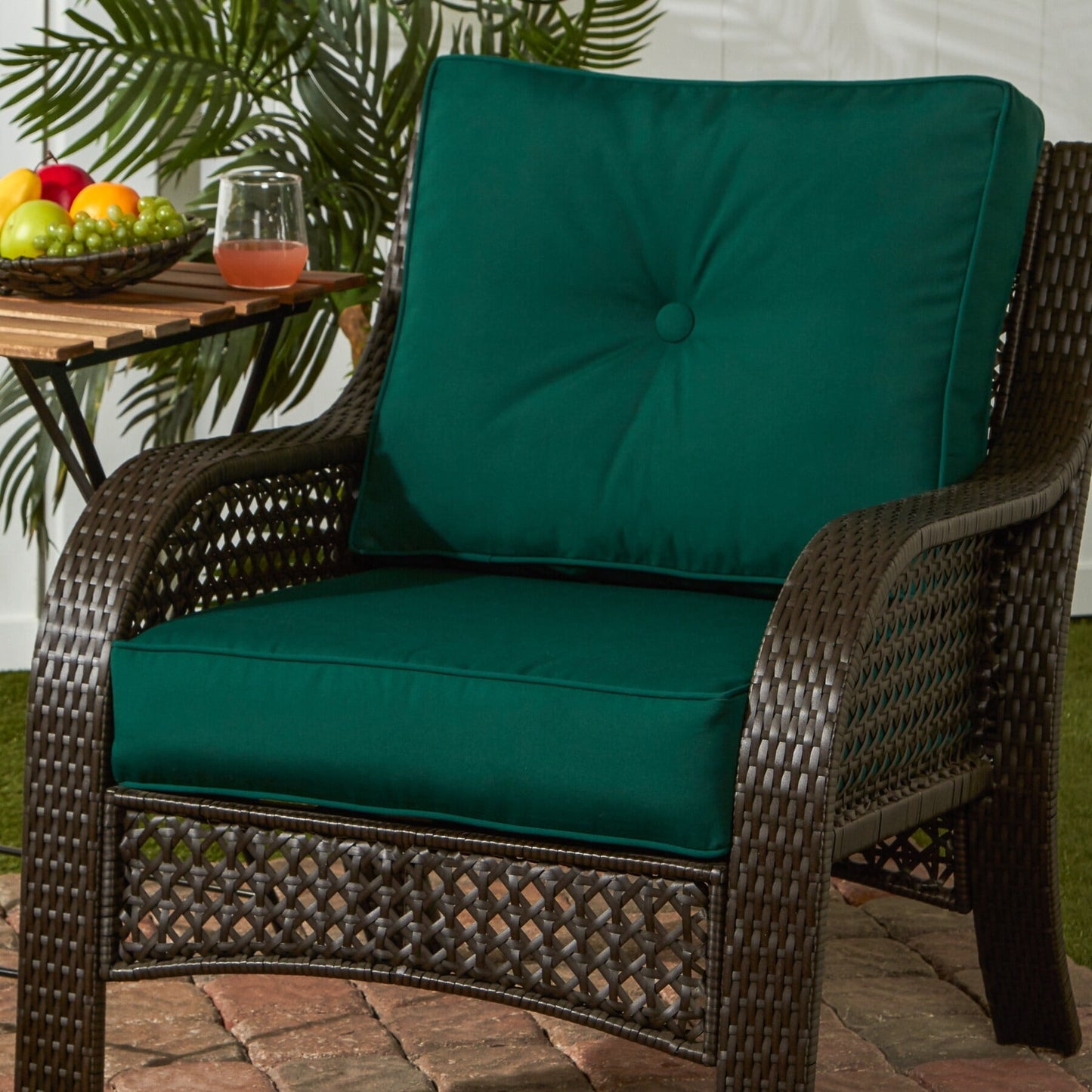 Ensemble de coussins d'extérieur Sunbrella Premium pour assise profonde, 2 pièces