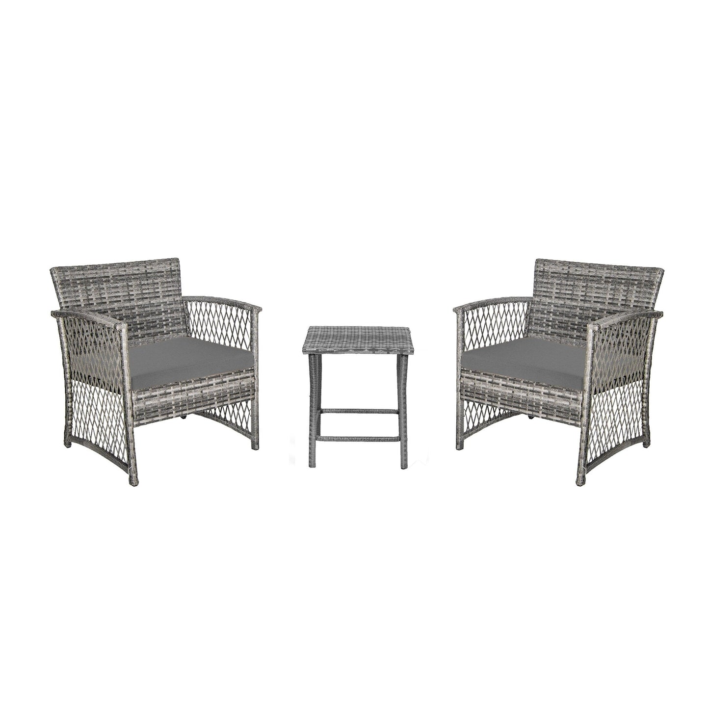 Ensemble de bistro en rotin pour patio Heritage Outdoor, 3 pièces