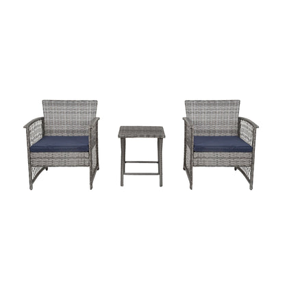 Ensemble de bistro en rotin pour patio Heritage Outdoor, 3 pièces