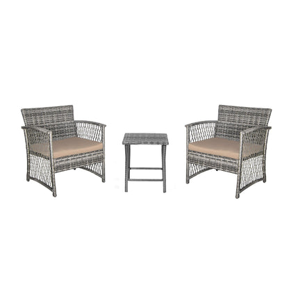 Ensemble de bistro en rotin pour patio Heritage Outdoor, 3 pièces
