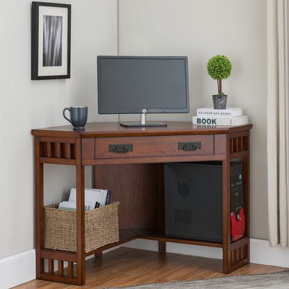 Bureau d'écriture d'angle Mission de Leick Home