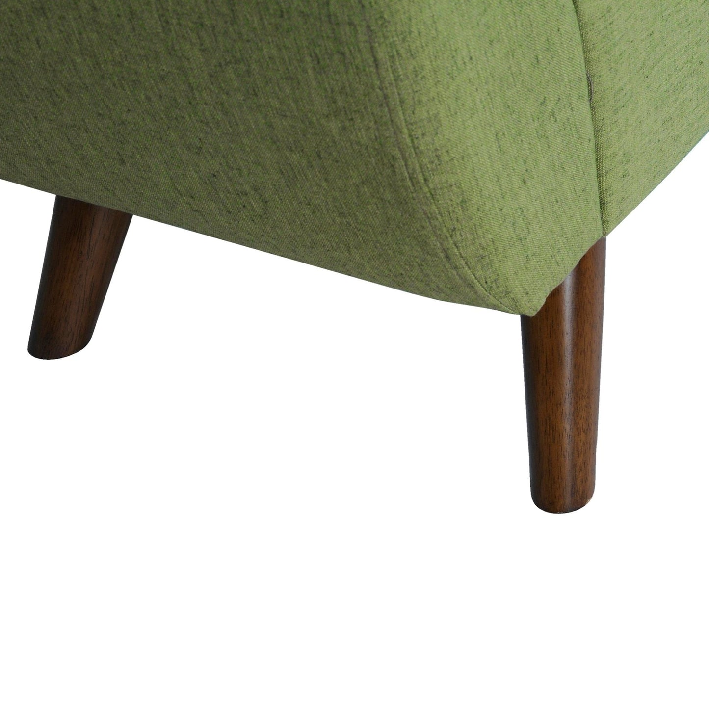 HomePop Banc de rangement moderne en sherpa avec pieds en bois