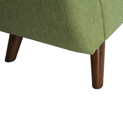 HomePop Banc de rangement moderne en sherpa avec pieds en bois
