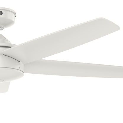 Ventilateur de plafond Hunter 52 Shorebreak WeatherMax pour intérieur/extérieur avec commande murale - Résistant aux intempéries, au sel et à la corrosion.