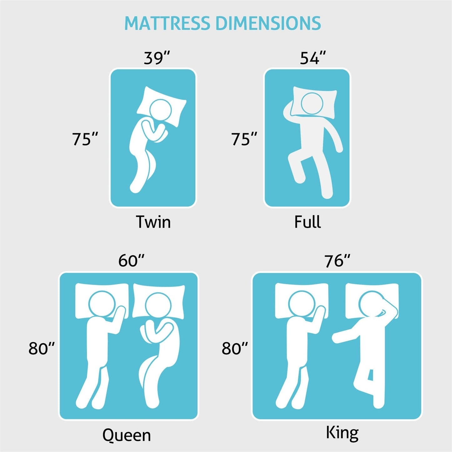 Matelas à ressorts avec surcouche moelleuse de 25 cm (10 pouces) SweDrea, fermeté moyenne, pour soulager le mal de dos et rafraîchir, certifié CertiPUR-US, SGS et OEKO-TEX.