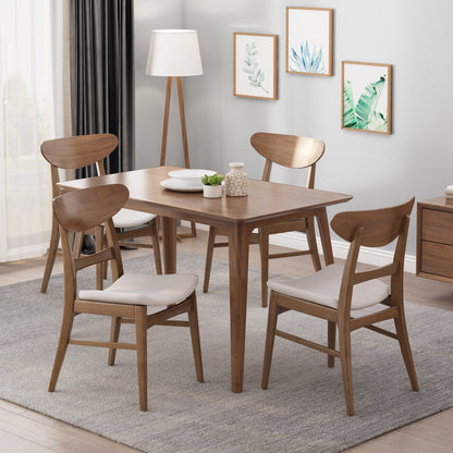 Chaises de salle à manger Idalia, style moderne du milieu du siècle (lot de 4) par Christopher Knight Home