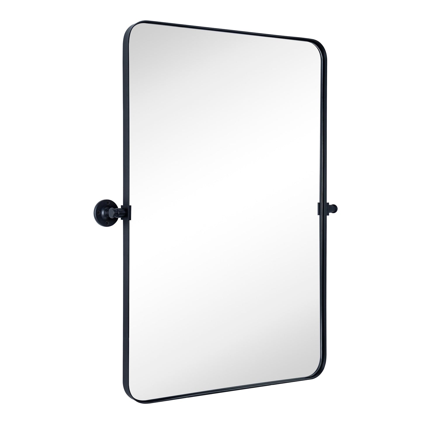 TEHOME Jonathan Miroir mural rectangulaire pivotant et inclinable en métal