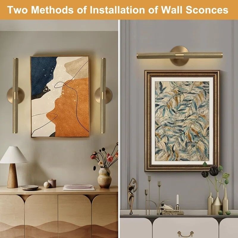 Appliques murales modernes KAYLA, luminaires muraux en laiton, éclairage mural pour salle de bain, éclairage d'intérieur pour salon - N/A