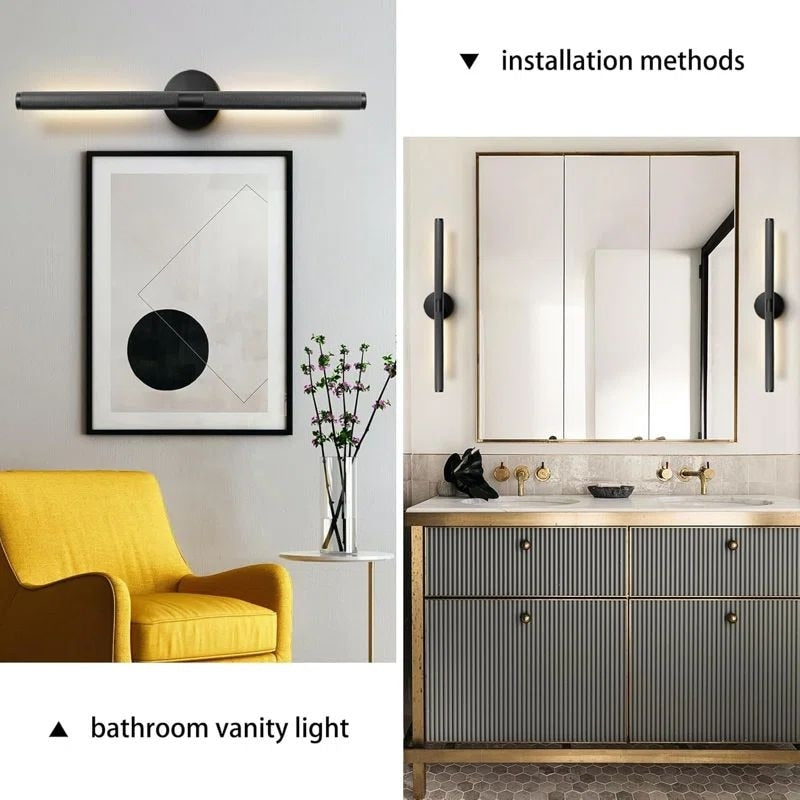 Appliques murales modernes KAYLA, luminaires muraux en laiton, éclairage mural pour salle de bain, éclairage d'intérieur pour salon - N/A