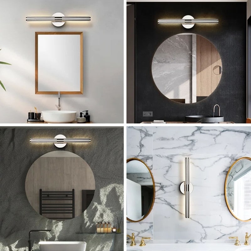 Appliques murales modernes KAYLA, luminaires muraux en laiton, éclairage mural pour salle de bain, éclairage d'intérieur pour salon - N/A