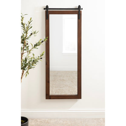 Kate and Laurel Cates Miroir mural rectangulaire rustique